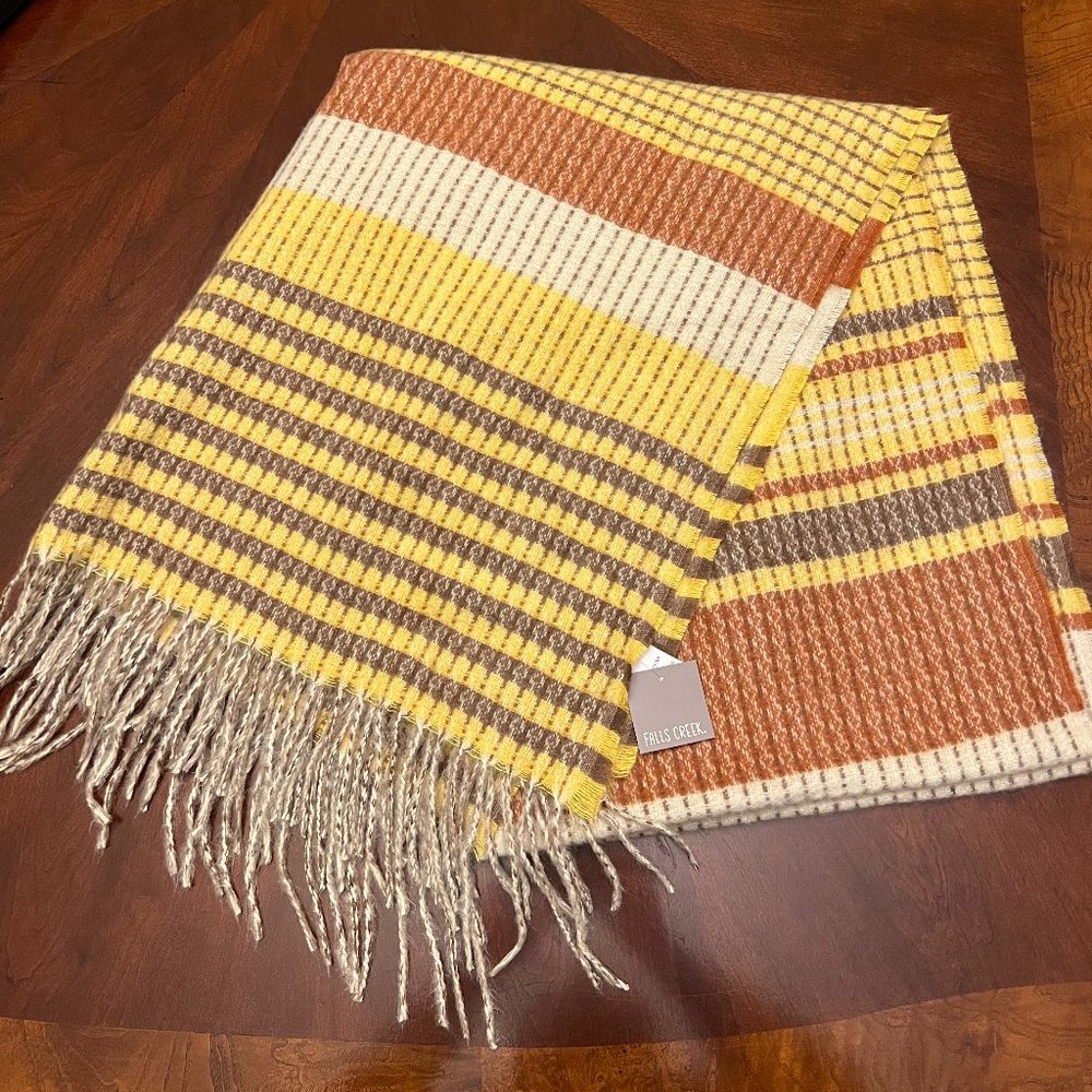 Falls Creek Oblong Scarf New with Tag